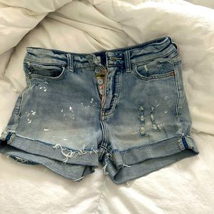 Anthropologie Pilcro cuffed denim shorts
